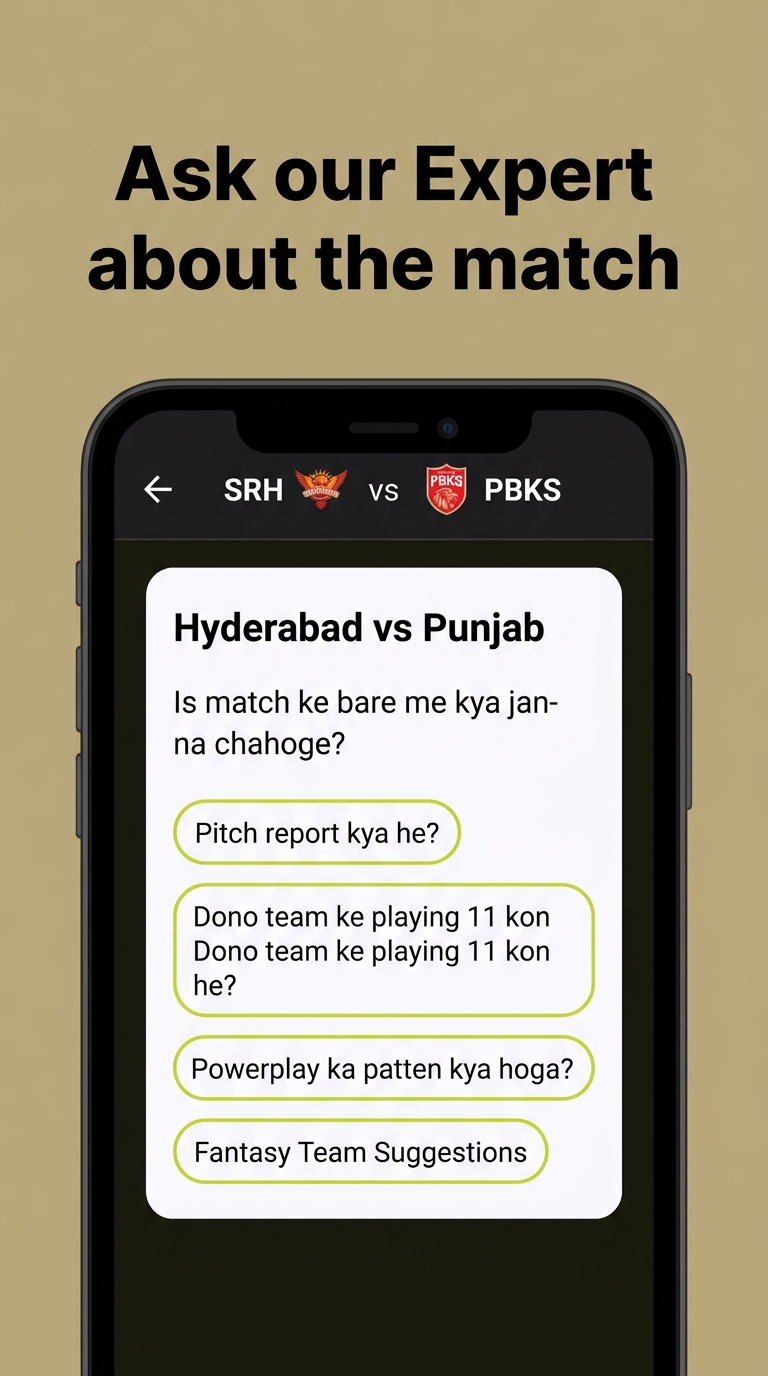 CricSignal AI Assistant screen